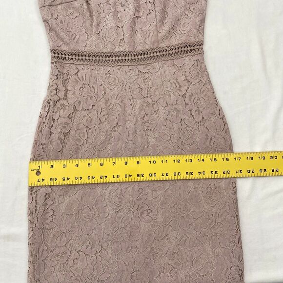 Lulus Mermaid Maxi Dress Womens Small Mauve Pink Lace Maxi Sleeveless Gown - Picture 10 of 11